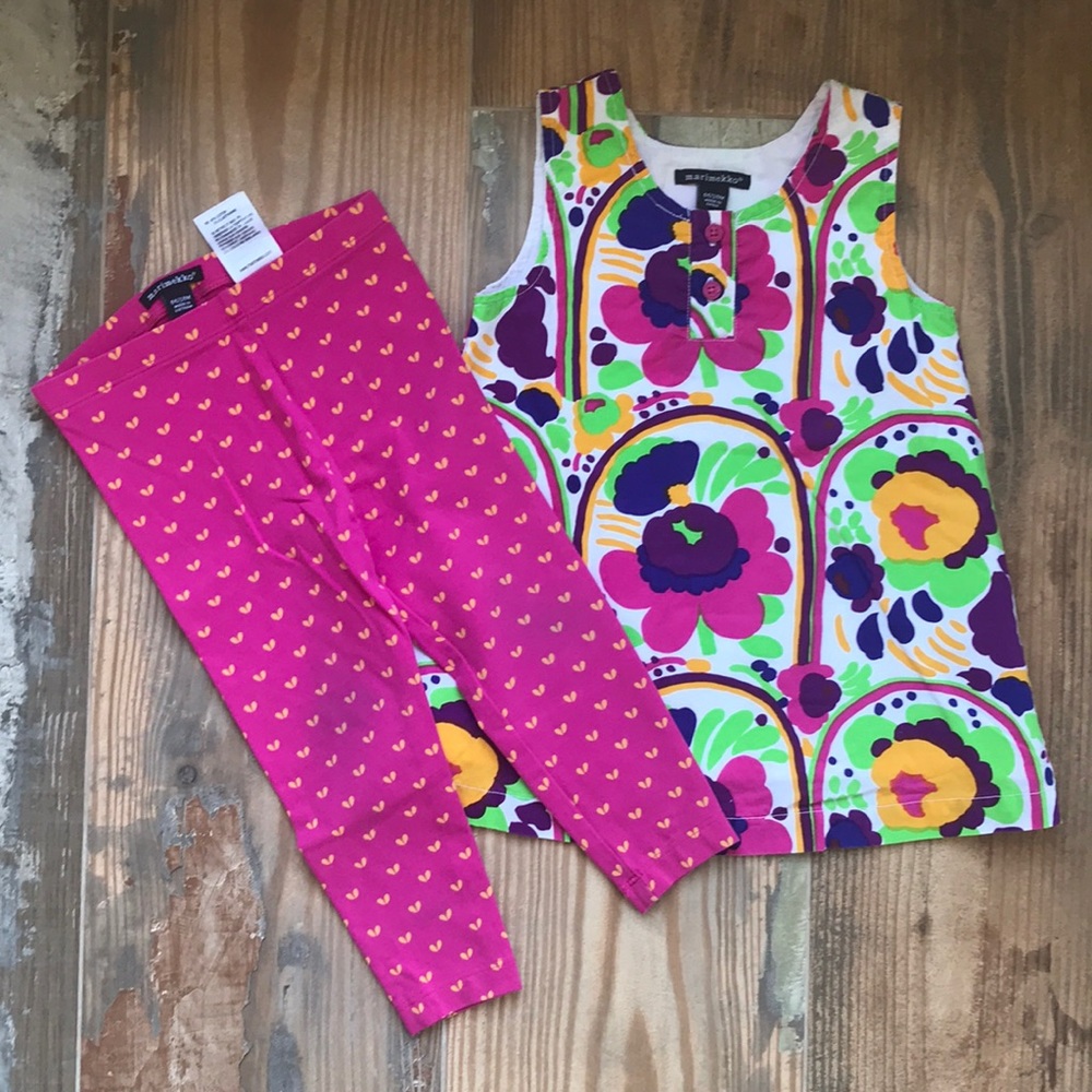 Marimekko tunic leggings set